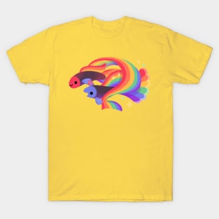 Rainbow guppy 3 T-Shirt